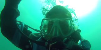 Longest open saltwater SCUBA dive female Guinness World Records